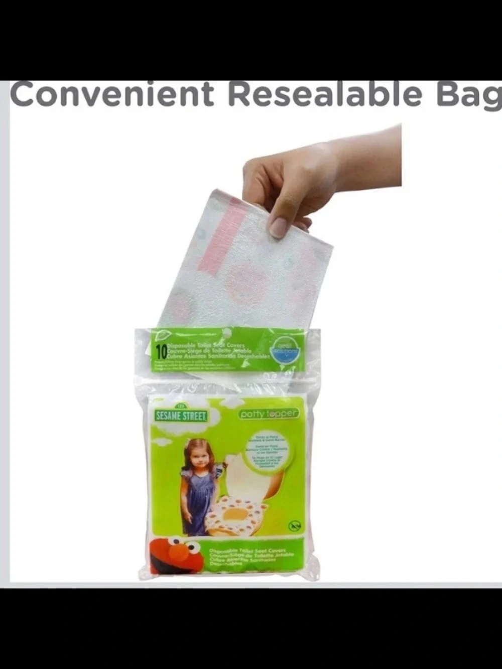 Neat Solutions Sesame Street Potty Topper Disposable Seat Covers 10 Count New